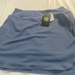 PINSPARK Women's Blue Athletic Skort Size S UPF 50+ Stretch Tennis Golf